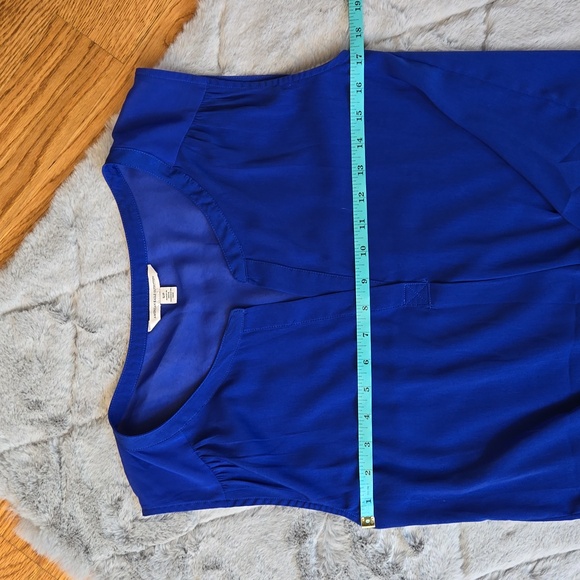 American Eagle Blue Chiffon Tank Top, Women's Small, Great Condition - Picture 3 of 8